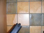 steam cleaning kitchen tiles
